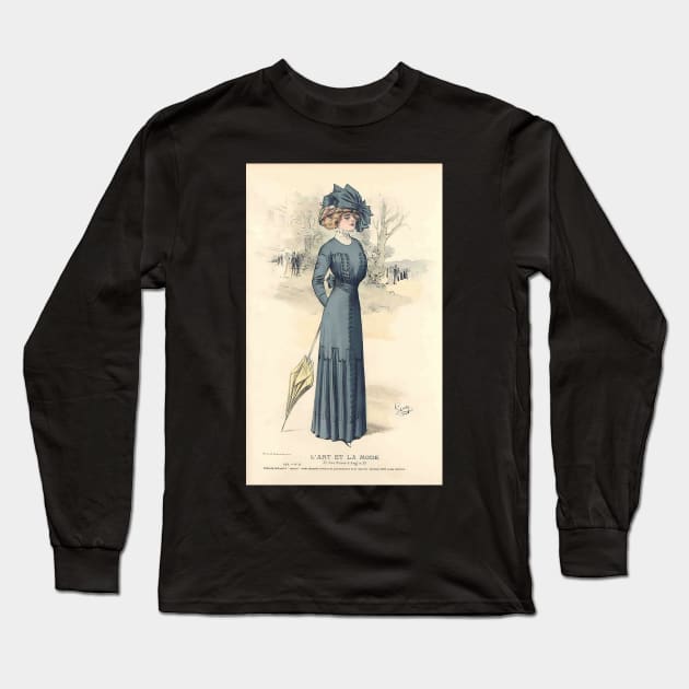 Edwardian Long Sleeve T-Shirt by Donkeh23